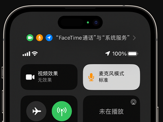 上海苹果授权维修网点分享iPhone在通话时让你的声音更清晰 