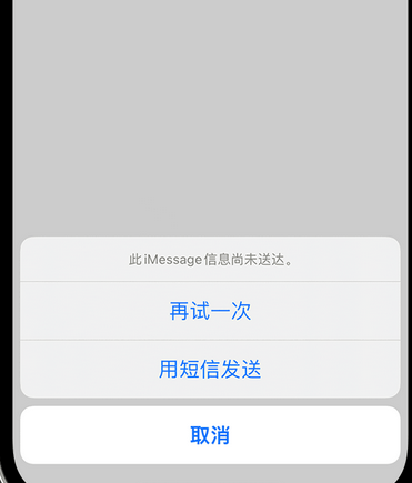 上海apple维修iPhone上无法正常发送iMessage信息