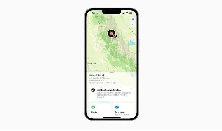 上海苹果14维修分享iPhone14系列中 FindMy功能通过卫星分享位置方法教程 
