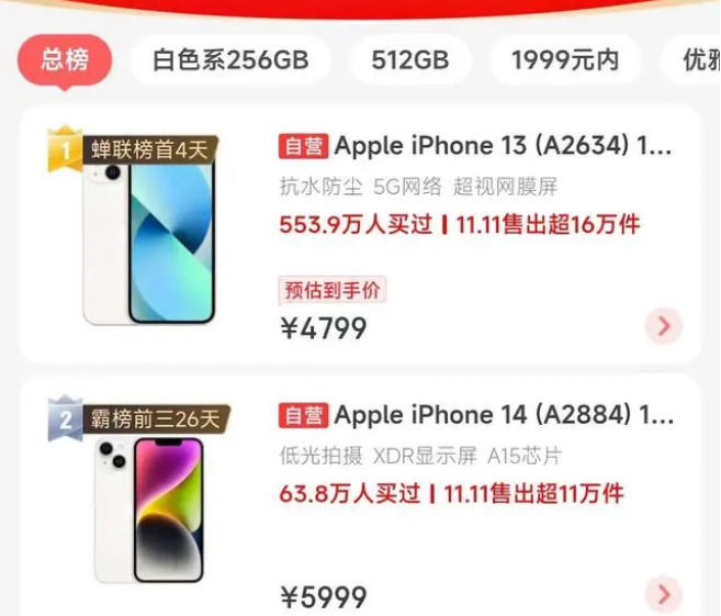 上海苹果14维修分享iPhone14配置不如同价位的安卓还能大卖 