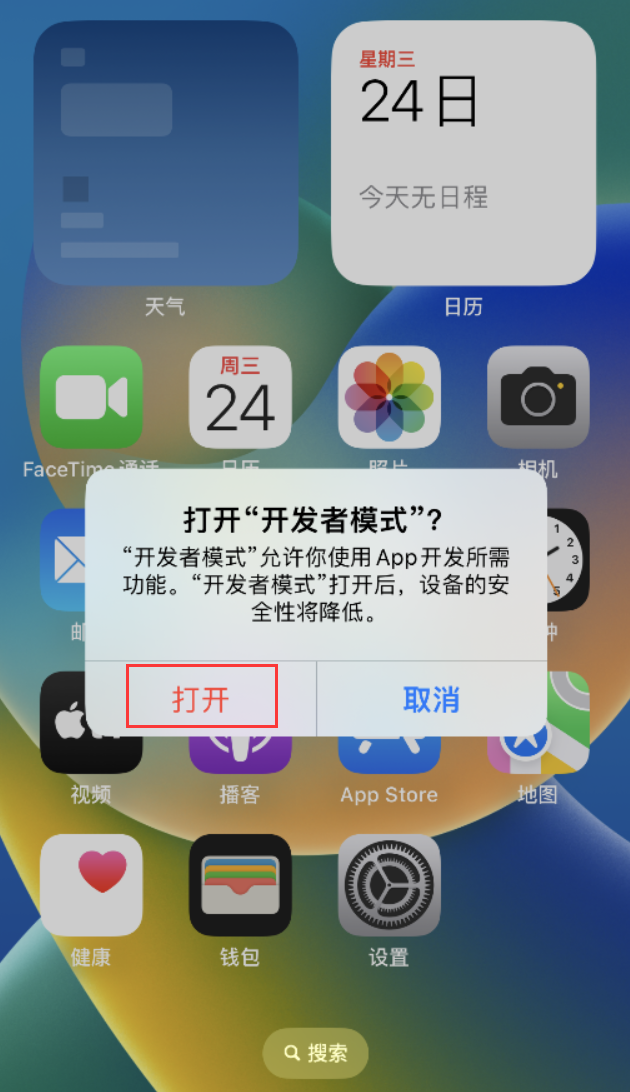 上海苹果手机维修分享如何打开开发者模式 